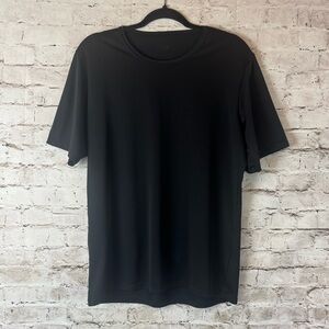 PATAGONIA Men's Large Black Short Sleeve Tee T Shirt Athletic Crew Neck Lg L